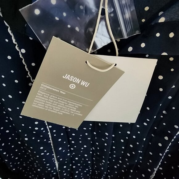 NWT Jason Wu for Target 20th Anniversary Navy Polka‑Dot Dress – Sleeveless Shift - Picture 5 of 9